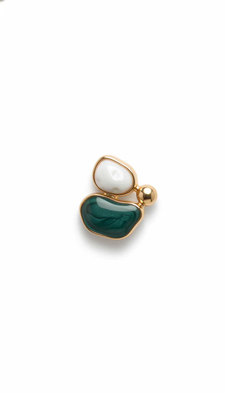 Terra (Green) Küpe #3014