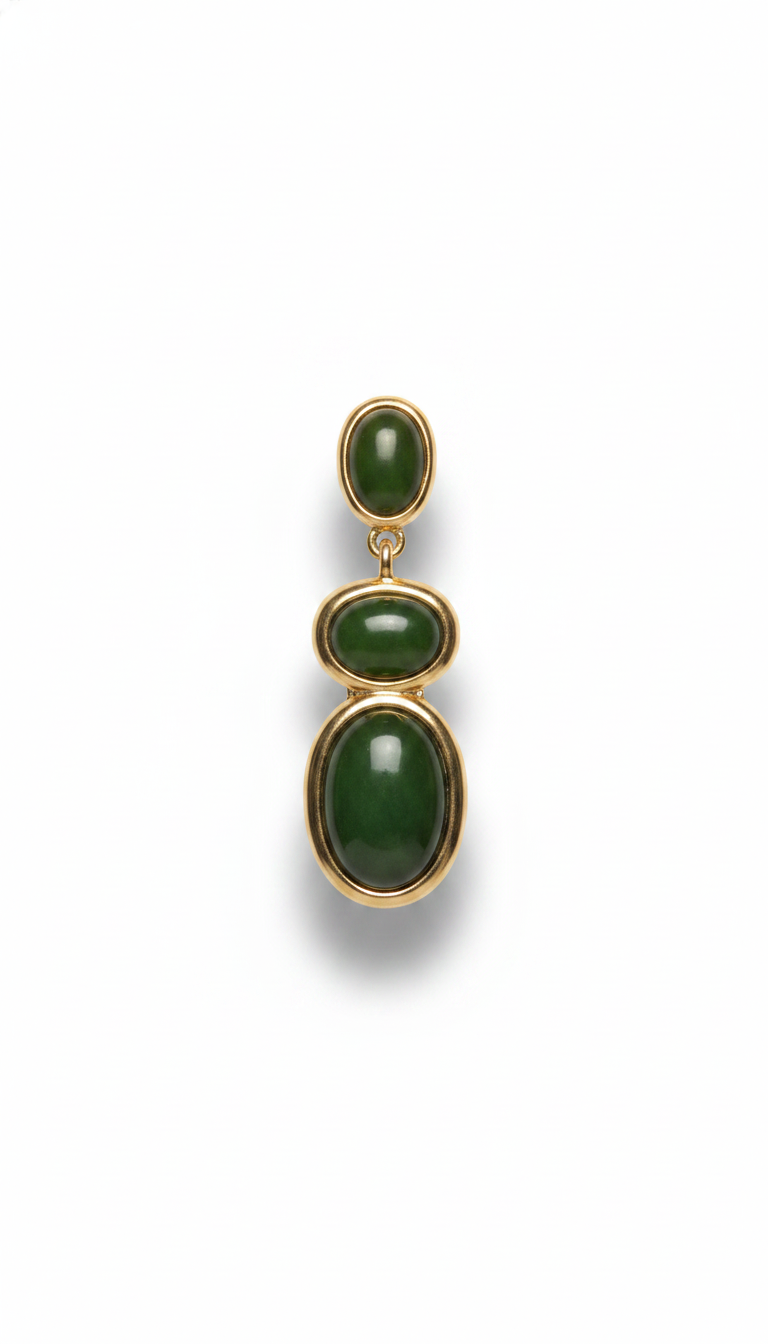 Gaia Küpe (Forest Green) #3015